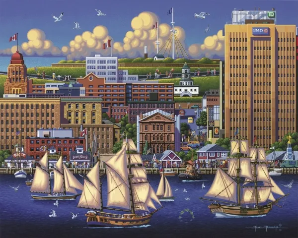 Halifax - 500pc Jigsaw Puzzle by Dowdle