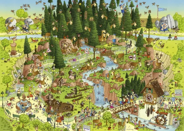 Black Forest Habitat - 1000pc Jigsaw Puzzle By Heye