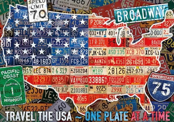 Travel the USA - 300pc Large Format Jigsaw Puzzle By Buffalo Games