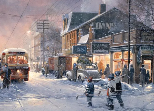 Hockey Night - 275pc Jigsaw Puzzle By Cobble Hill