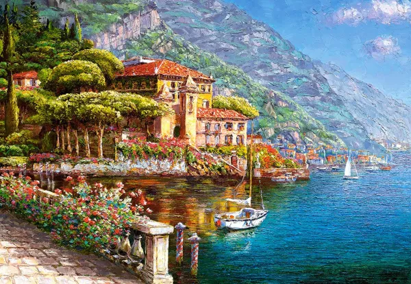 The Abbey Bellagio - 1000pc Jigsaw Puzzle By Castorland