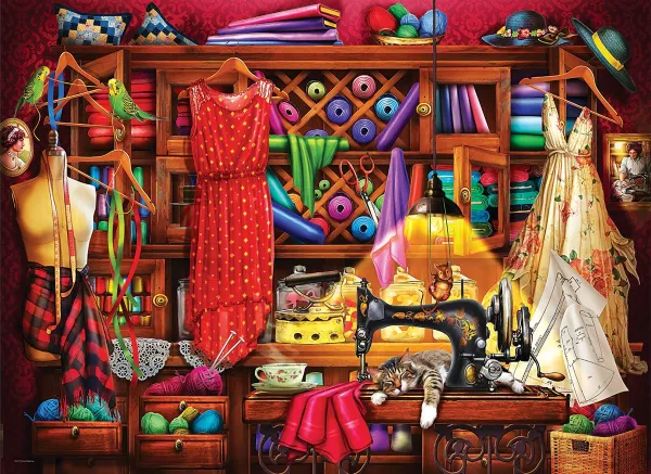 Sewing Room - 1000pc Jigsaw Puzzle by Eurographics