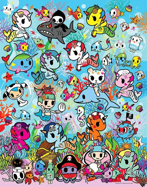 Sea Punk - 500pc Tower Jigsaw Puzzle By Re-marks