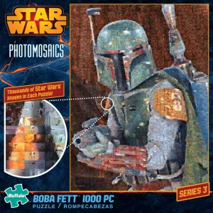 Star Wars: Boba Fett - 1000pc Photomosaic Jigsaw Puzzle by Buffalo Games
