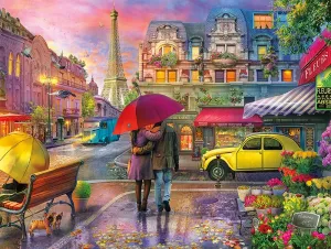 Cities In Color: Raining in Paris - 750pc Jigsaw Puzzle by Buffalo Games  			  					NEW
