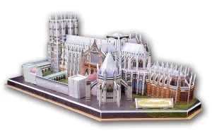 Westminster Abbey w/ Booklet - 145pc 3D Jigsaw Puzzle by Daron