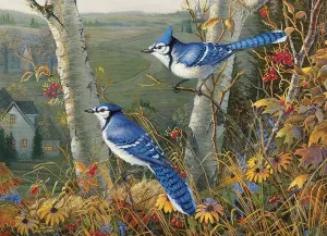 Blue Jays - 1000pc Jigsaw Puzzle by Cobble Hill