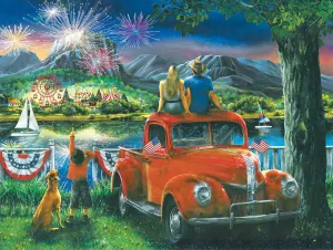 Celebration Across the River - 300pc Large Format Jigsaw Puzzle by SunsOut