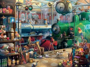 Seek and Find: Train Station - 1000pc Jigsaw Puzzle by Ceaco
