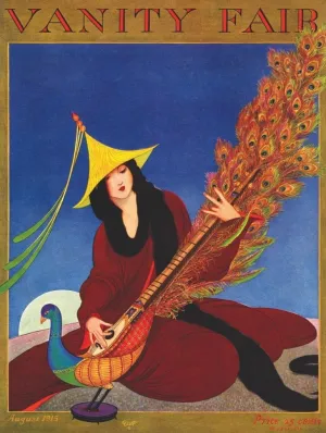 Peacock Sitar - 500pc Jigsaw Puzzle by New York Puzzle Company