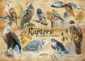 Common Raptors - 1000pc Jigsaw Puzzle by Cobble Hill