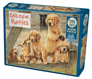 Golden Puppies - 500pc Jigsaw Puzzle By Cobble Hill