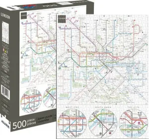 London Underground - 500pc Jigsaw Puzzle by Aquarius