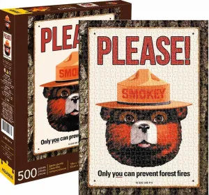 Smokey Bear - 500pc Jigsaw Puzzle by Aquarius