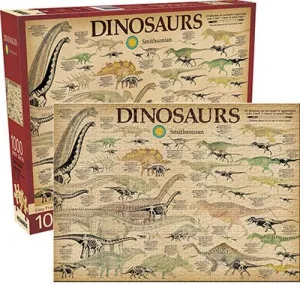 Smithsonian: Dinosaurs - 1000pc Jigsaw Puzzle by Aquarius