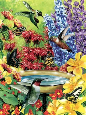 Hummingbird Garden - 500pc Jigsaw Puzzle by Cobble Hill