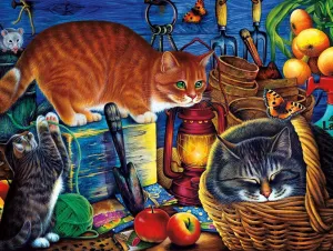 Potting Shed Cats - 750pc Jigsaw Puzzle by Buffalo Games