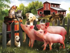 Making New Friends - 300pc Jigsaw Puzzle By Sunsout