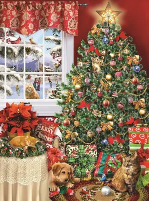 Cat Tree - 1000pc Jigsaw Puzzle By Sunsout