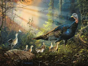 Turkey in the Sun Rays - 300pc Jigsaw Puzzle By Sunsout