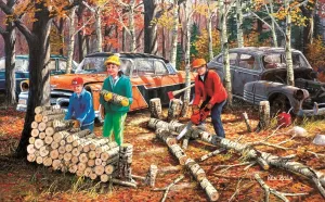 Fall Chores - 300pc Jigsaw Puzzle By Sunsout