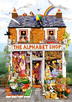 The Alphabet Shop - 500pc Jigsaw Puzzle By Sunsout