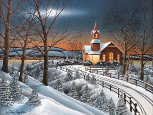 Winter Evening Service - 500pc Jigsaw Puzzle By Sunsout
