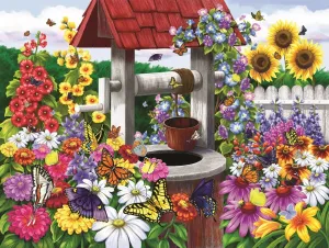 Wishing for Butterflies - 300pc Jigsaw Puzzle By Sunsout