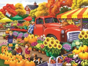 Marketplace - 300pc Jigsaw Puzzle By Sunsout