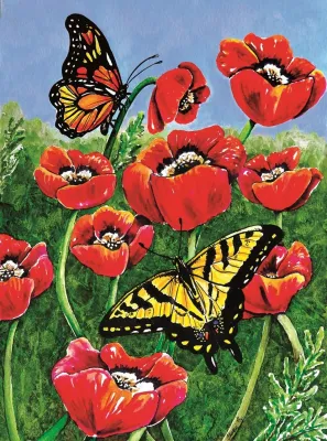Monarch &amp; Swallowtail - 1000pc Jigsaw Puzzle By Sunsout