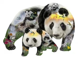 Panda-Monuim - 1000pc Jigsaw Puzzle By Sunsout