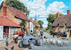Country Lane - 500pc Jigsaw Puzzle By Falcon