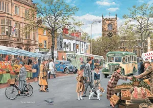 Skipton Market - 500pc Jigsaw Puzzle By Falcon