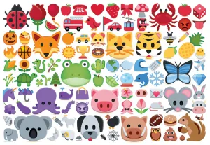 Emojipuzzle: EMOJIColors - 100pc Jigsaw Puzzle by Eurographics