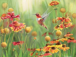 Rufous Hummingbird - 500pc Jigsaw Puzzle By Cobble Hill