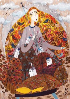 Andrea: Autumn - 1000pc Jigsaw Puzzle By D-Toys