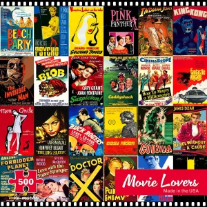 Movie Lovers - 500pc Jigsaw Puzzle By Re-marks