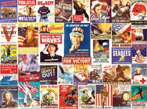 WWII Posters - 550pc Jigsaw Puzzle By White Mountain