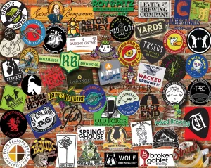 Pennsylvania Beers - 1000pc Jigsaw Puzzle By White Mountain