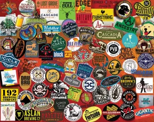 Pacific Northwest Beers - 1000pc Jigsaw Puzzle By White Mountain