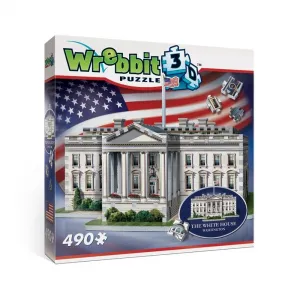 The White House - 490pc 3D Puzzle by Wrebbit