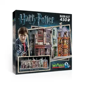 Diagon Alley - 450pc 3D Puzzle by Wrebbit