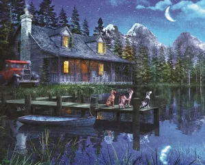 Moonlit Night - 1000pc Jigsaw Puzzle By Springbok