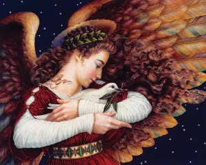 Angel and Dove - 1000pc Jigsaw Puzzle By Springbok