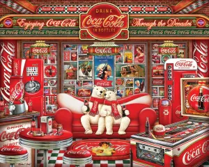 Coca-Cola: Decades - 1000pc Jigsaw Puzzle By Springbok