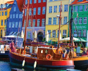 Copenhagen Waterfront - 1000pc Jigsaw Puzzle By Springbok