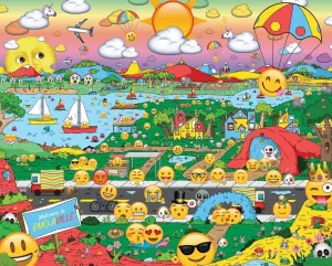 Emojiville - 1000pc Jigsaw Puzzle By Springbok