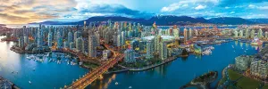 Vancouver - 1000pc Panoramic Jigsaw Puzzle by Eurographics