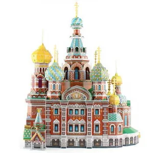 Cathedral of the Resurrection of Christ - 233pc 3D Jigsaw Puzzle by Daron