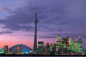 CN Tower, Toronto, Canada - 1000pc Glow in the Dark Jigsaw Puzzle By Tomax
